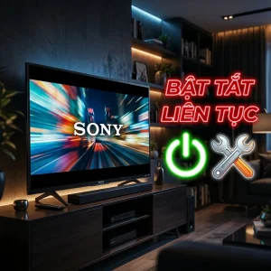 Khắc phục lỗi Tivi Sony KD-50X75K tự bật tắt liên tục tại nhà